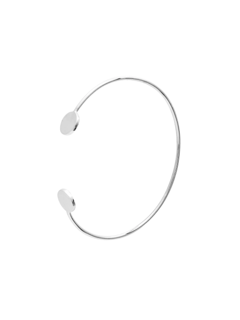 Браслет серебряный Бангл Монеты Youko размер S (18 см)