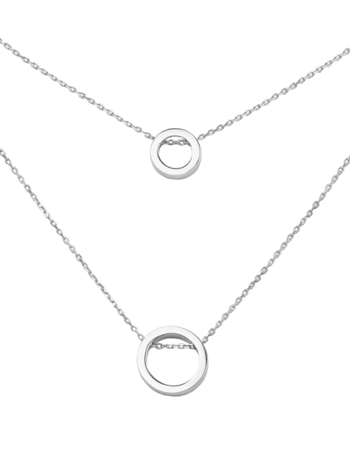 Підвіска срібна Подвійна Шайба Youko