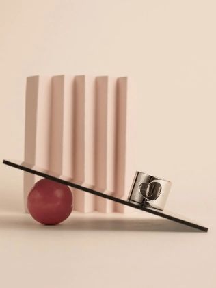 Каблучка срібна Серце широке Youko 2