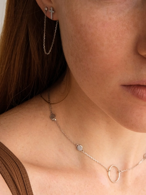 Подвеска серебряная Монеты с Кругом Youko