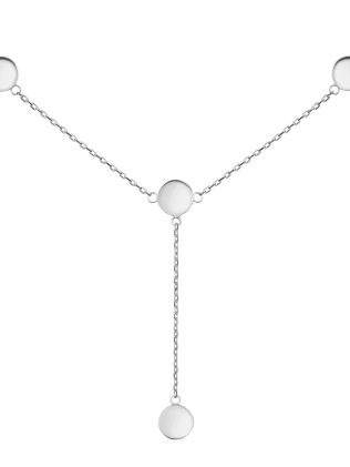 Подвеска серебряная Сотуар Двойной Монеты 7 мм Youko 2