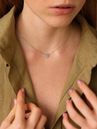 Подвеска серебряная Клевер Youko 2