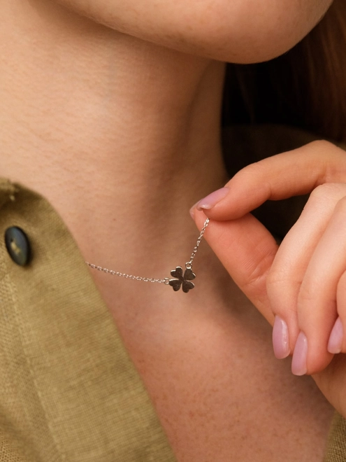 Підвіска срібна Клевер Youko