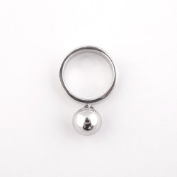Кольцо серебряное Сфера 10 мм Youko