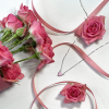 Подвеска серебряная Сердце Youko с розовой эмалью