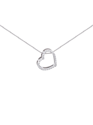 Підвіска срібна Серце Сяюче Youko 2