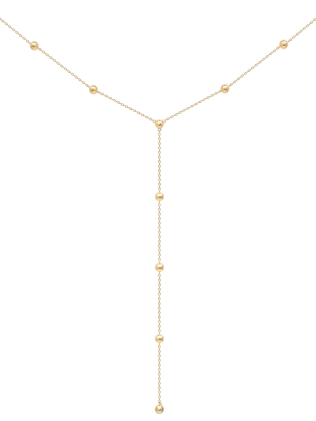 Підвіска срібна Сотуар Дрібні Кулі Youko жовта позолота 2