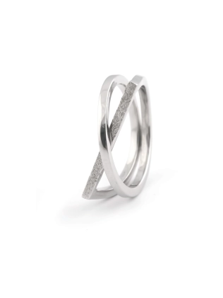 Каблучка срібна Геометрія X Youko 2