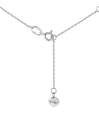 Підвіска срібна Нескінченність з Серцем Youko 2